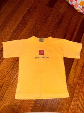 Vintage 90s Single Stitch Stone Harbor New Jersey Shirt Kids Embroidered 4
